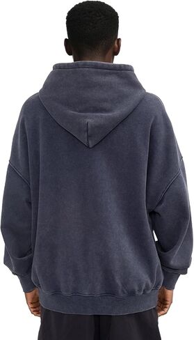 Mens Oversized Acid Wash Hoodies Heavyweight Vintage Washed Fleece Hoodie Sweatshirt for Men Women Streetwear in Saudi Arabia