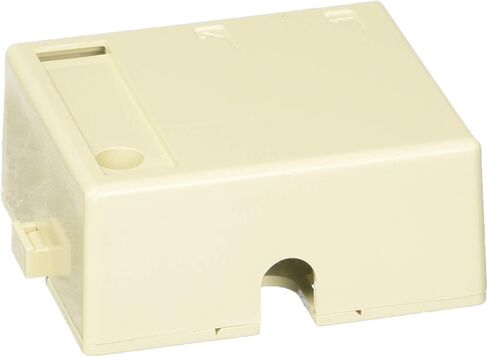 Leviton 41089-1IP QuickPort Surface Mount Mount، 1-Port، عاجي in Saudi Arabia