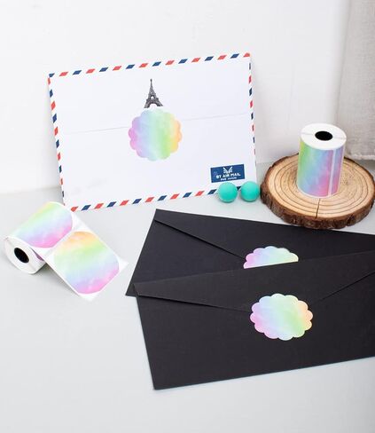 ملصقات M110 مقاس 1.96 بوصة، ملصقات حرارية على شكل دائرة زهرة، ملصقات Memoking M200 متوافقة مع طابعة Phomemo M220 M200 M120 M221 M110، ملصقات مستديرة M220 للأعمال، تصميم DIY، المخزون، 140 ملصقًا، Nebula in Kuwait