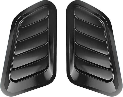 2PCS Car Hood Air Vent, Universal Hood Vents for Cars, Scoop Bonnet Air Vents Engine Hoods Kit, Intake Trim Cover Automotive Exterior Decor Accessories for Most Cars (Blue) in Kuwait