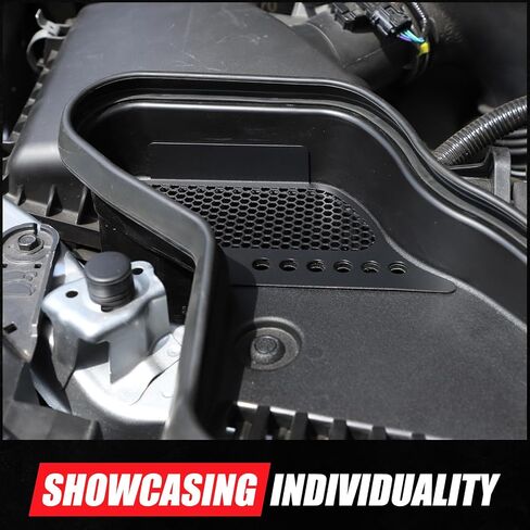 Car Engine Hood Vent Cover Net for Toyota Tacoma 2024 2025, Car Engine Bay Accessories (Black) in Saudi Arabia