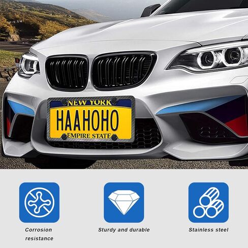 براغي لوحة ترخيص مضادة للسرقة، مجموعة أدوات التثبيت مع غسالات صواميل لإطار علامة السيارة، أدوات تثبيت أمان من الفولاذ المقاوم للصدأ لإطارات لوحات الترخيص in Kuwait