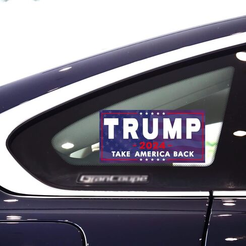 3 Pack Trump 2024 Sticker, 8"x4" Big Trump Letters Car Decal, President Donald Trump Take America Back 2024 Bumper Sticker Fadeproof Vinyl for Car, Truck, Window, Laptop in Saudi Arabia