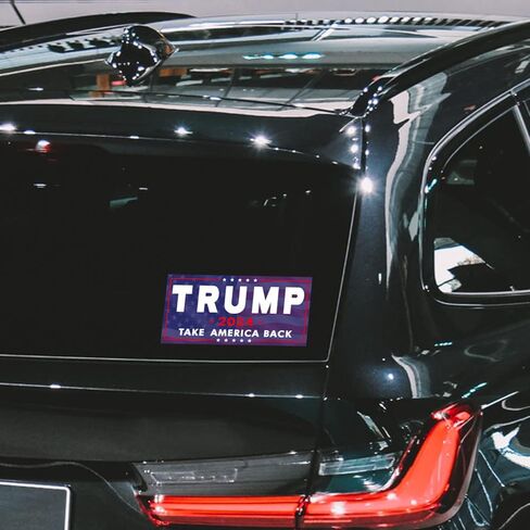 3 Pack Trump 2024 Sticker, 8"x4" Big Trump Letters Car Decal, President Donald Trump Take America Back 2024 Bumper Sticker Fadeproof Vinyl for Car, Truck, Window, Laptop in Saudi Arabia
