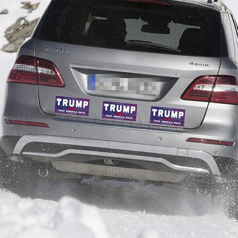 3 Pack Trump 2024 Sticker, 8"x4" Big Trump Letters Car Decal, President Donald Trump Take America Back 2024 Bumper Sticker Fadeproof Vinyl for Car, Truck, Window, Laptop in Saudi Arabia