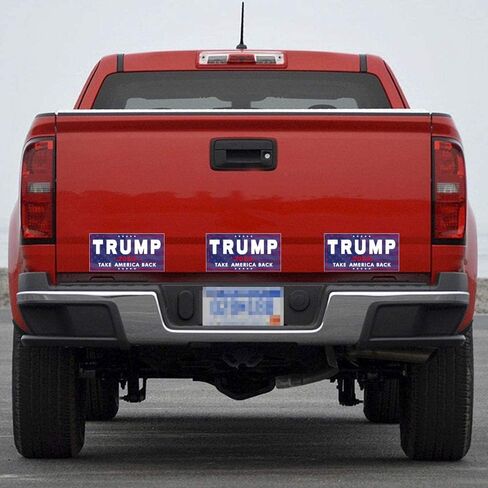 3 Pack Trump 2024 Sticker, 8"x4" Big Trump Letters Car Decal, President Donald Trump Take America Back 2024 Bumper Sticker Fadeproof Vinyl for Car, Truck, Window, Laptop in Saudi Arabia