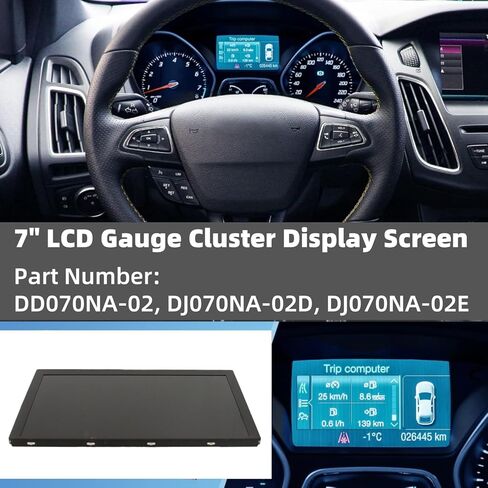 7" LCD Display Color Screen Replacement for Dodge Ram 1500 2500 3500 2013-2019 Speedometer Instrument Replaces DD070NA-02 DJ070NA-02D DJ070NA-02E in Saudi Arabia