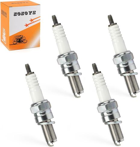 4Pcs Iridium Spark Plug for Suzuki GSX-R600 GSX-R750 GSX-R1000 GSX-S750 GSX-S1000 GSX1300 R/BK/BKA SFV650 DL650 AN400 2007-2024 CR9EIA-9 09482-00558 in Saudi Arabia