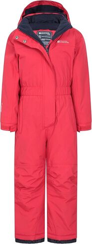 Mountain Warehouse Cloud Kids All in 1 Snowsuit - Waterproof Skisuit Light Purple Kids 2-3 Yrs (92-98 cm) in Kuwait