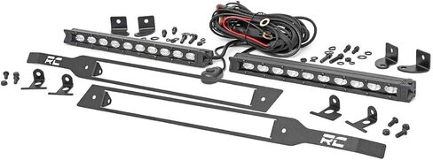 Rough Country 10" Black Series LED Grille Kit for 19-22 Silverado 1500-70817 in Saudi Arabia