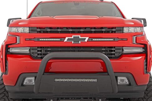 Rough Country 10" Black Series LED Grille Kit for 19-22 Silverado 1500-70817 in Saudi Arabia
