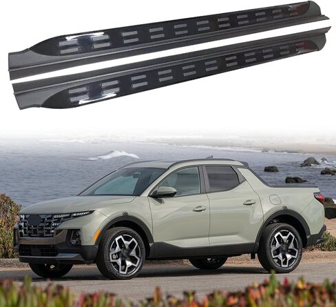 Fixed Running Board Fits for Hyundai Santa Cruz 2022-2025 Side Steps Nerf Bars in Saudi Arabia
