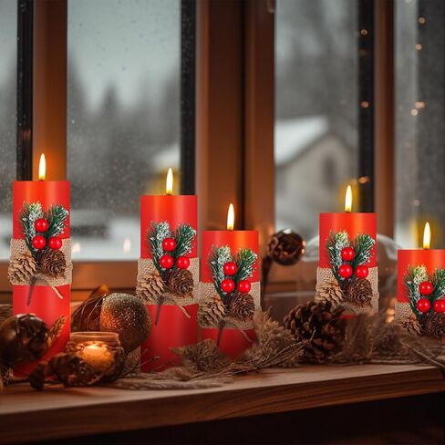 5 قطع عيد الشكر عمود شمعة 5 حجم عطلة الصويا شمعة ديكور البرتقال عمود الشموع المعطرة اليدوية الشمع شمعة هدية لغرفة النوم الحمام داخلي في الهواء الطلق المنزل حزب عشاء الديكور in Kuwait