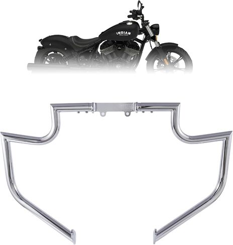 Kinglemc Crash Bar Engine Guard Highway Freeway Bar لـ Indian Springfield Chief Chieftain Dark Horse 16-22؛ الرئيس فينتاج 14-22؛ هندي 14-22 زعيم؛ شيفتن كلاسيك سبرينجفيلد دارك هورس 18-22 in Kuwait