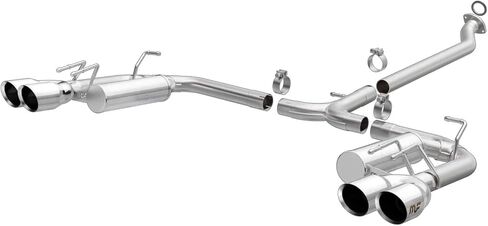MagnaFlow Performance Exhaust System 19494: Cat-Back, Street Series, For 2018-2024 Toyota Camry XSE 2.5L, Quad Split Rear Exit Style in Saudi Arabia
