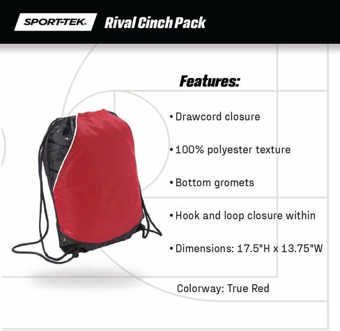 حزمة SPORT-TEK للجنسين Rival Cinch in Saudi Arabia