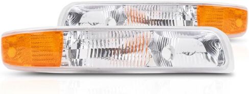 For Chevy Silverado 1500 1999 2000 2001 2002 Parking Light Driver And Passenger Side | Pair | Unit Includes Signal/Marker And Running Lights; Or Socket | GM2520173 GM2521173 | 1519958, 1515559 in Saudi Arabia
