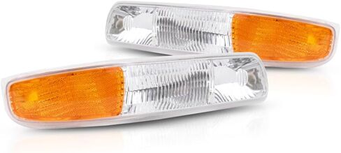 For Chevy Silverado 1500 1999 2000 2001 2002 Parking Light Driver And Passenger Side | Pair | Unit Includes Signal/Marker And Running Lights; Or Socket | GM2520173 GM2521173 | 1519958, 1515559 in Saudi Arabia