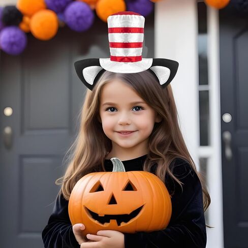 عصابة رأس للقطط مع قبعة Stovepipe للحفلات ذات الطابع الخاص، واحتفالات عيد الميلاد وحفلات الهالوين in Kuwait