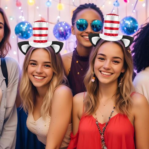 عصابة رأس للقطط مع قبعة Stovepipe للحفلات ذات الطابع الخاص، واحتفالات عيد الميلاد وحفلات الهالوين in Kuwait