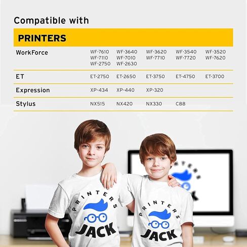 Printers Jack Sublimation Ink for Supertank Inkjet Printers ET-2800 ET-2803 ET-2720 ET-2760 ET-3760 ET-4700 ET-4800 ET-7720 ET-2400 Heat Press Transfer on T-Shirt Mug Mask Printer(Autofill/Anti-UV) in Kuwait