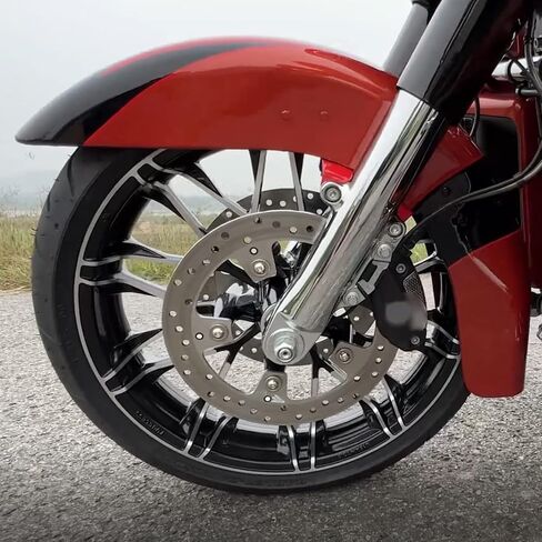 TCT-MOTORPARTS حافة عجلة أمامية مقاس 19 بوصة مناسبة لدراجات Harley Touring Road Glide Road King Street Glide Road King Glide Limited 2009-2023 نماذج ABS in Saudi Arabia