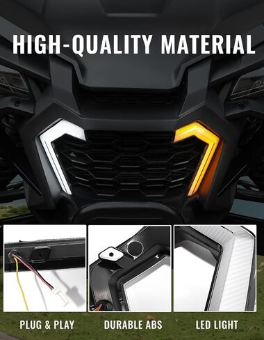 UTV LED Turn Signal Fang Lights for Honda Talon 1000, Waterproof & Impact-Resistant Front Grille Accent Lights for Honda Talon 1000R/1000X/1000X-4 2022-2025 (2PCS) in Saudi Arabia