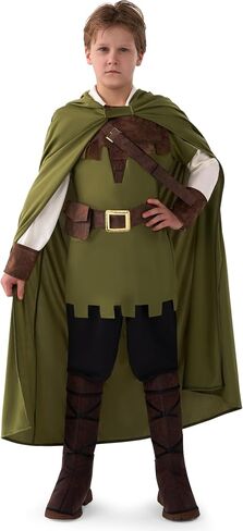 Spooktacular Creations Halloween Baby Boy Robin Hood زي آرتشر الأنيق، زي صياد للأطفال الصغار لحفلات لعب الأدوار للأطفال in Saudi Arabia