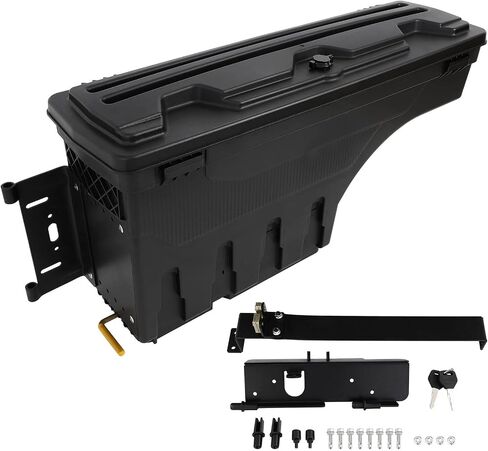 Driver Side Truck Bed Storage Box Case Tool Box 1999-2007 for Chevy Silverado 1500 2007 for Chevy Silverado 1500 Classic 2001-2007 for Chevy Silverado 2500 HD 2007 for Chevy Silverado 2500 HD Classic in Saudi Arabia