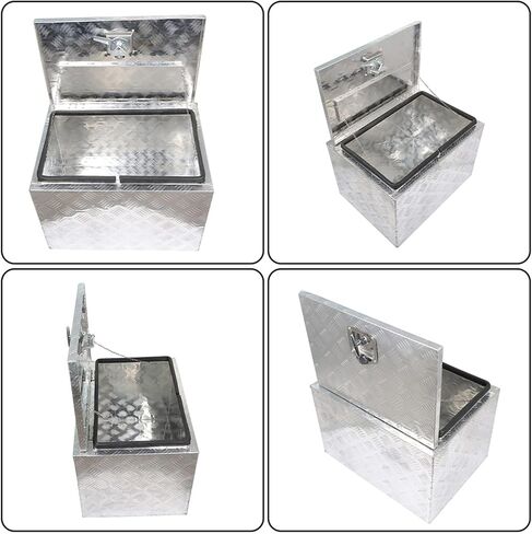 labwork 24 Inch Aluminum Pickup Truck Tool Box Truck Bed Tool Box Trailer Tool Storage with Lock in Saudi Arabia