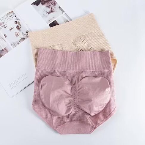 3-Pack 40-75 كجم سراويل نسائية عالية الخصر لرفع المؤخرة ملابس داخلية قطنية سراويل داخلية ناعمة ملابس داخلية قصيرة in Kuwait