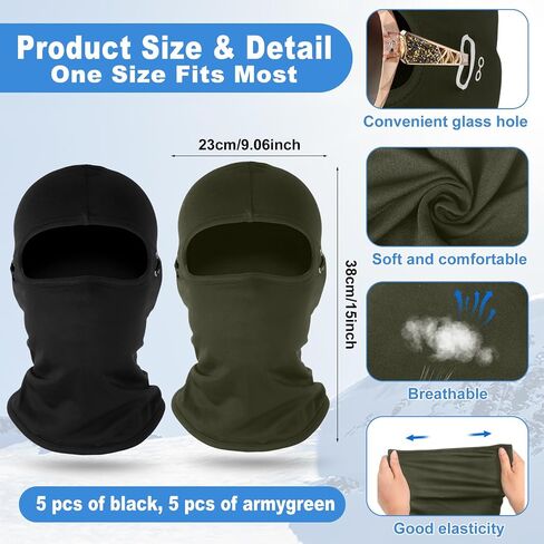Suhine Winter Balaclava Mask Mask Hofroof Comple in Kuwait