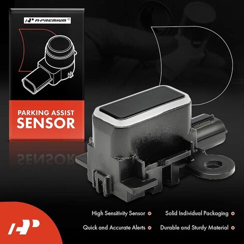 A-Premium Front Reverse Backup Parking Assist Sensor Compatible with Select Lexus Models - GS300 2006, GS350/GS450h 2007-2011, GS430 2006-2007, GS460 2008-2011, Replace# 89341-44150, 8934144150 in Saudi Arabia