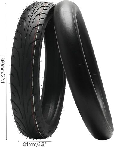 Racing 17 Inch 80/90-17 Motorcycle Tire Tubeless Road Tread + Inner Tube 2.50/2.75-17 – Street Tire for Motorcycles,Motorbike, Cruiser, Scooters & Mopeds, Trails Fits 1.6x17 & 1.85 Rims in Saudi Arabia