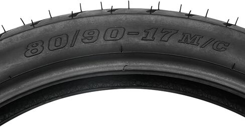 Racing 17 Inch 80/90-17 Motorcycle Tire Tubeless Road Tread + Inner Tube 2.50/2.75-17 – Street Tire for Motorcycles,Motorbike, Cruiser, Scooters & Mopeds, Trails Fits 1.6x17 & 1.85 Rims in Saudi Arabia