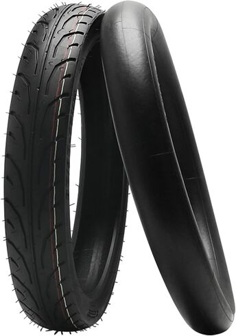 Racing 17 Inch 80/90-17 Motorcycle Tire Tubeless Road Tread + Inner Tube 2.50/2.75-17 – Street Tire for Motorcycles,Motorbike, Cruiser, Scooters & Mopeds, Trails Fits 1.6x17 & 1.85 Rims in Saudi Arabia