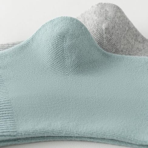 Cotton Diabetic Socks for Women 6-10 | 5 Pairs | Wide Non Binding Ankle Socks Quarter Length | Edema Neuropathy Socks in Saudi Arabia