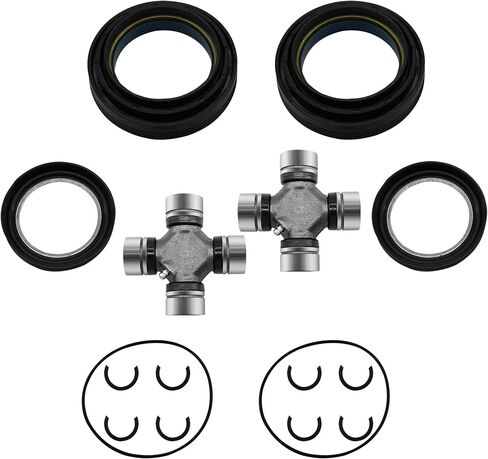 Front Axle Seal & U-Joint Kit Fit for 1998-2005 Ford F250/F350/F450/F550 Super Duty & Excursion with Dana 50/60, Replaces 2002692, 50381, 50491, SPL55-4X in Saudi Arabia