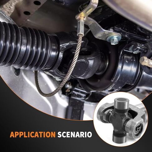 Front Axle Seal & U-Joint Kit Fit for 1998-2005 Ford F250/F350/F450/F550 Super Duty & Excursion with Dana 50/60, Replaces 2002692, 50381, 50491, SPL55-4X in Saudi Arabia