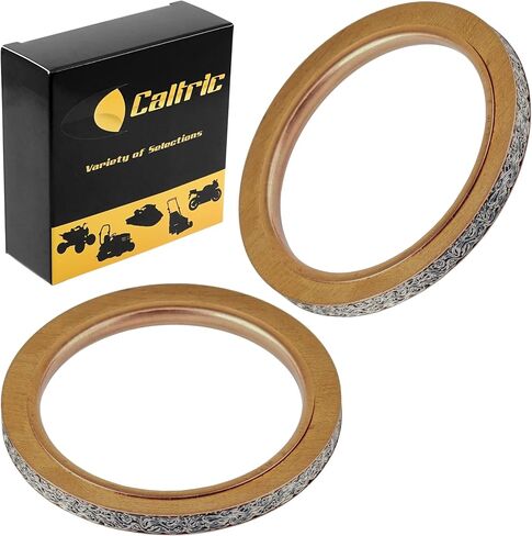 Caltric 2 Muffler Pipe Gasket Compatible with Yamaha 4Tr-14613-00-00 in Saudi Arabia