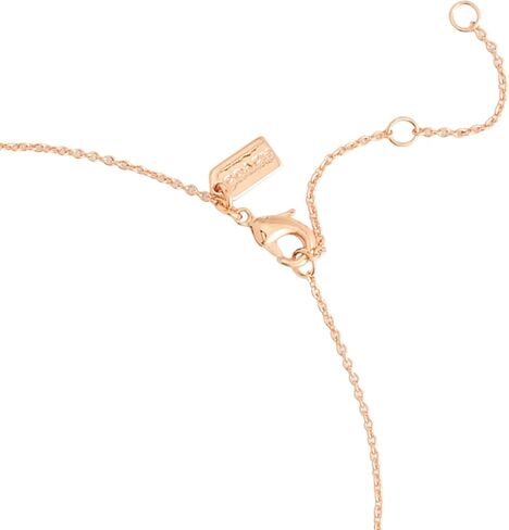 COACH Jewelry Women's Pavé Signature C Pendant Necklace in Saudi Arabia