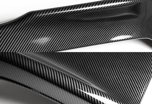 2 Pieces OE-Style Front Bumper Lip Spoiler Apron Splitter Side Body Kit Trim Protection Compatible with 2011 2012 Honda Accord 4DR Sedan (Painted Black) in Saudi Arabia