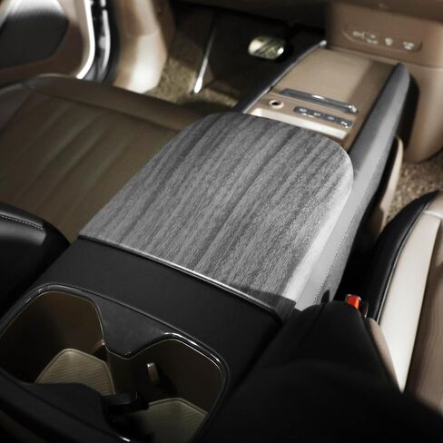 غطاء مسند الذراع المركزي من YOUTOOCAR متوافق مع ملحقات Kia EV9 2024-2025 (حبوب الخشب) in Kuwait