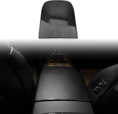 غطاء مسند الذراع المركزي من YOUTOOCAR متوافق مع ملحقات Kia EV9 2024-2025 (حبوب الخشب) in Saudi Arabia