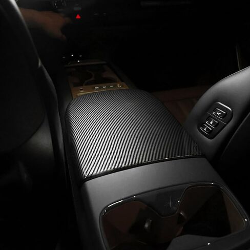 غطاء مسند الذراع المركزي من YOUTOOCAR متوافق مع ملحقات Kia EV9 2024-2025 (حبوب الخشب) in Saudi Arabia