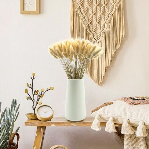 Bunny Tails Dried Flowers 120 Stems, 17“ Dried Lagurus Natural Rabbit Tail Grass Bunch for Vase Fillers, Wedding, DIY Crafts, Rustic Farmhouse Décor in Saudi Arabia