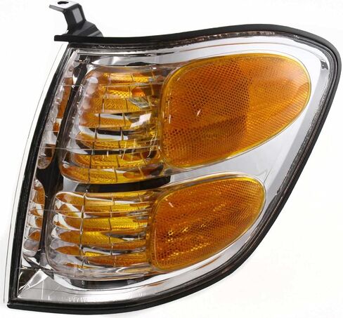 مجموعة مصابيح إشارة الانعطاف Garage-Pro لسيارة Toyota Tundra 2003-2004، Sequoia 2001-2004 الأمامية، جانب السائق والراكب، مع لمبة (مصابيح)، لمبة إشارة الانعطاف LED، مجموعة إشارة الانعطاف in Saudi Arabia