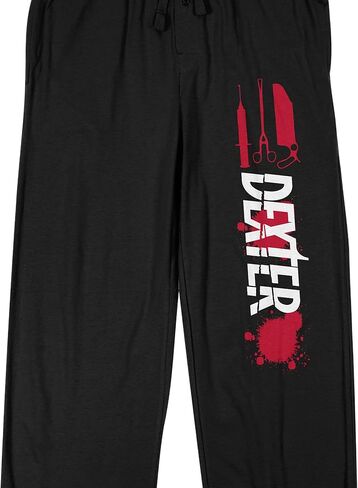 Dexter Title Art Men's Black Sleep Pajama Pants in Saudi Arabia