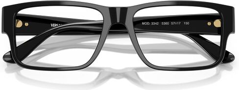 Versace Eyeglasses VE 3342 5360 Black in Saudi Arabia