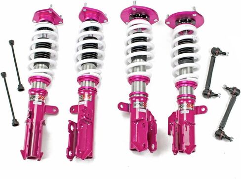 Godspeed MSS0234-B MonoSS Coilover Lowering Kit, Fully Adjustable, Ride Height, Spring Tension And 16 Click Damping, compatible with Toyota Venza AWD (GV10) 2009-15 in Saudi Arabia